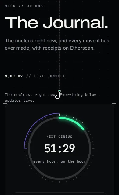 Nookleus Journal on a phone